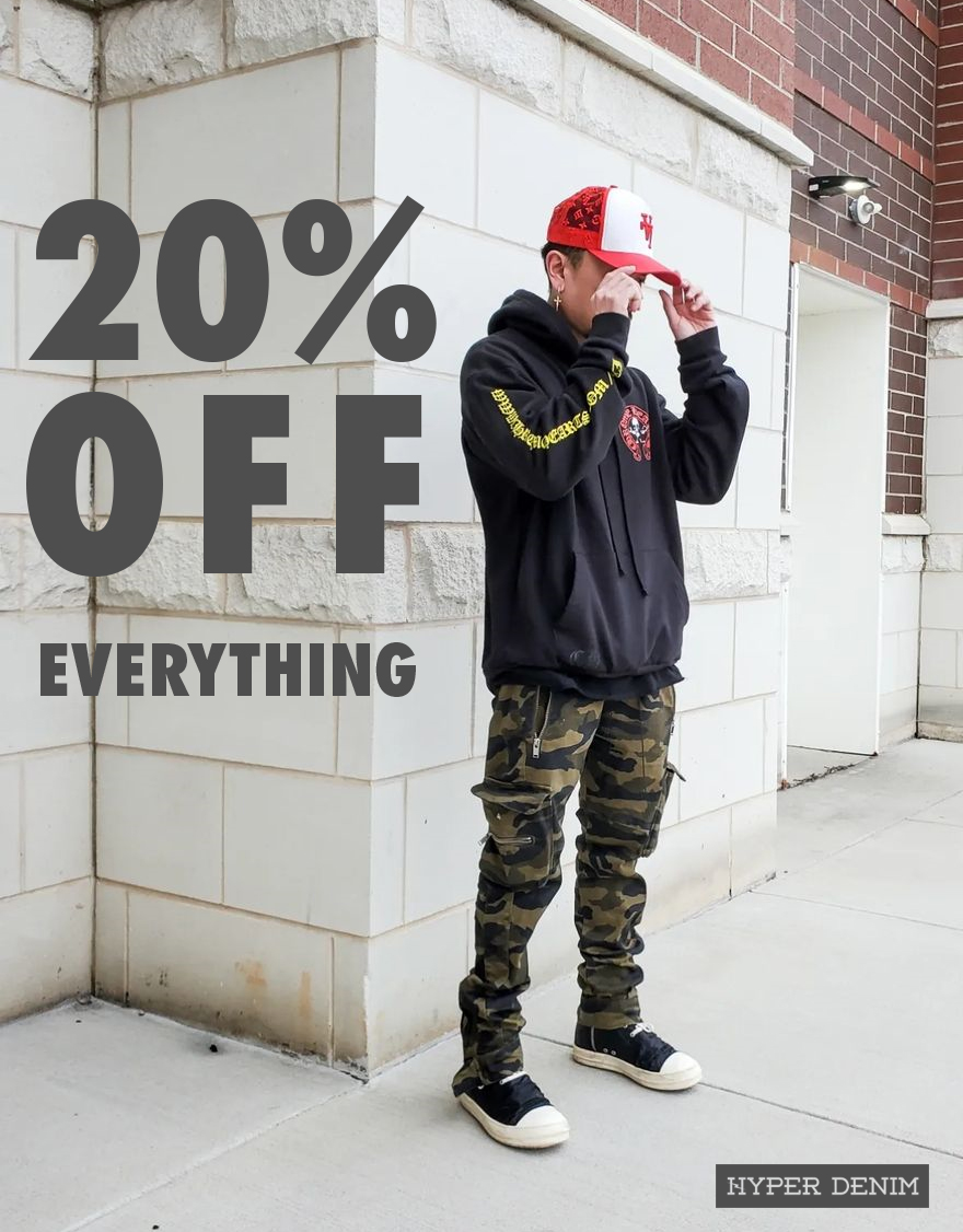 ENDS TOMORROW: 20% Off Sale! - Hyper Denim