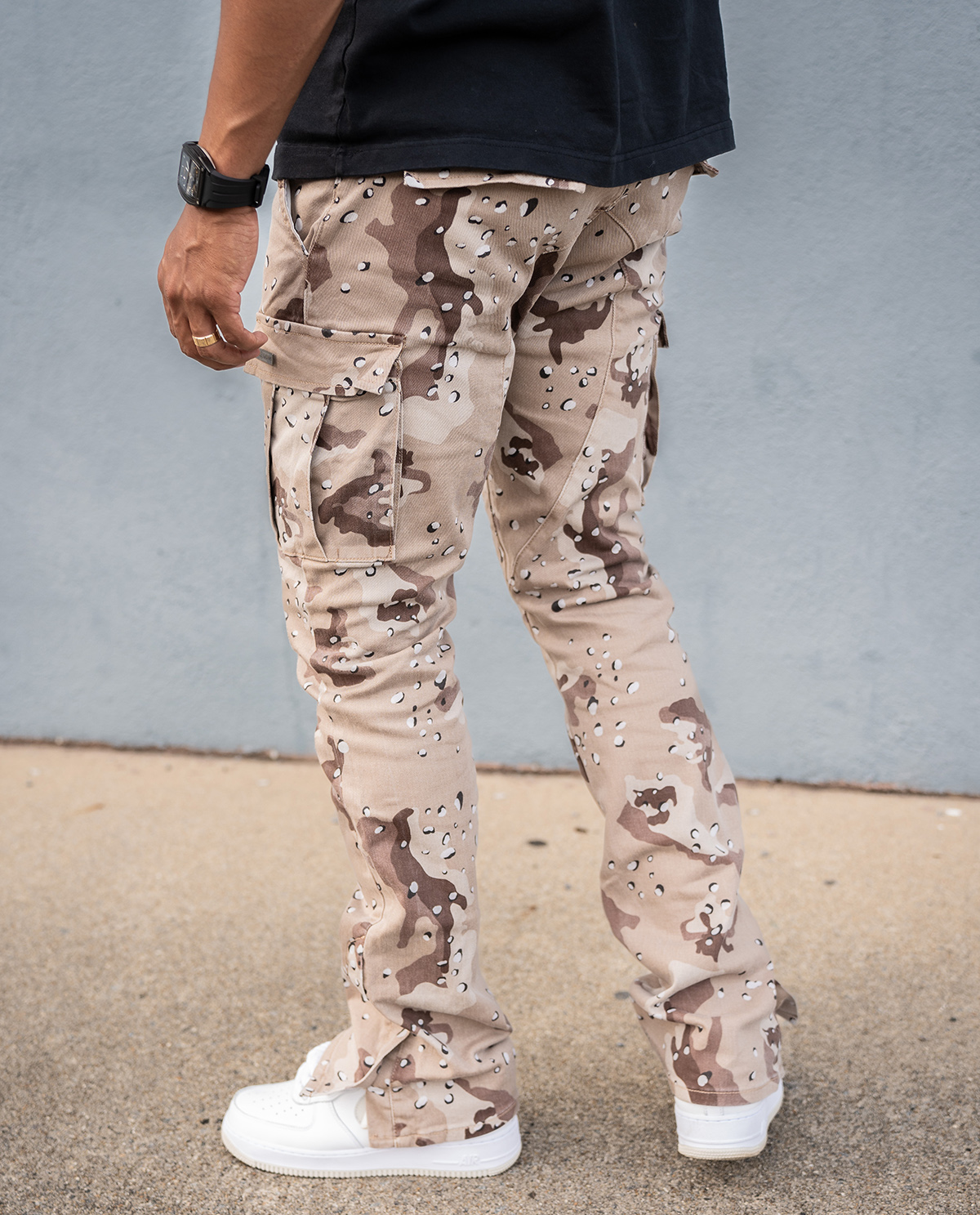 Desert Camo Flare Pants