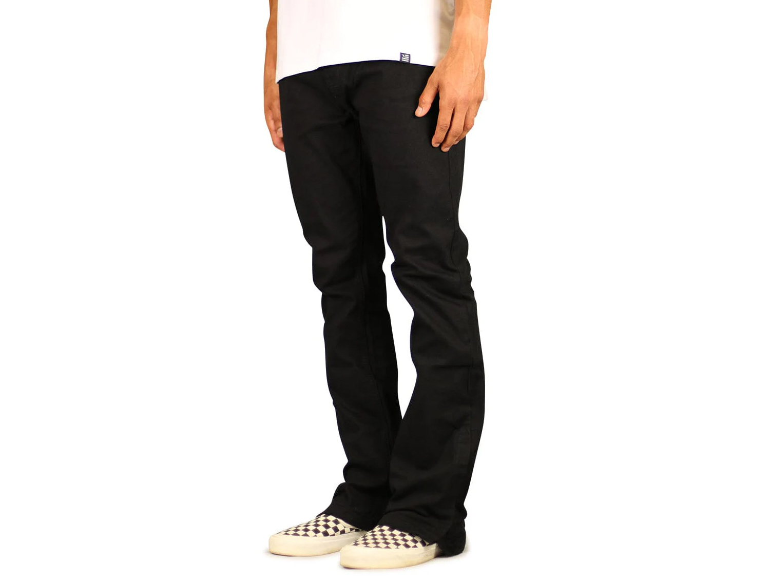 Jet Black Flare Pants