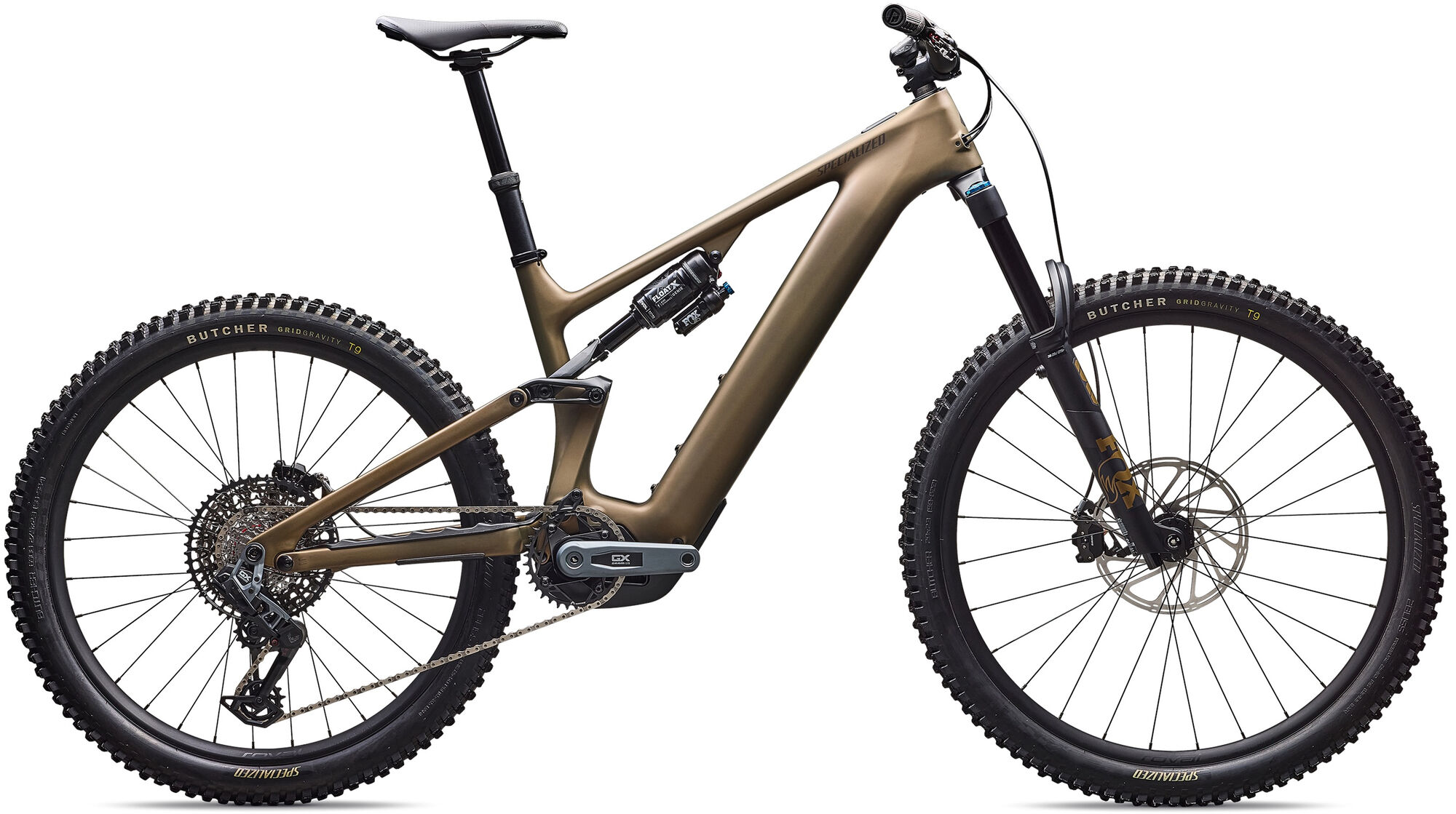 Specialized Turbo Levo 4 Expert Electric Mountain Bike in Satin Burnt Gold Met/Doppio